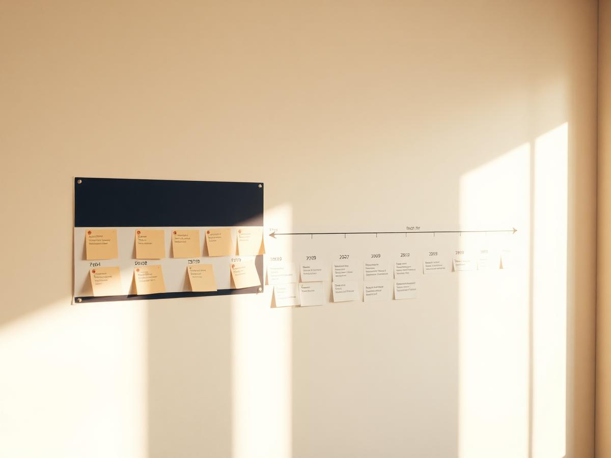 Quarterly operating cadence for a 12-person studio